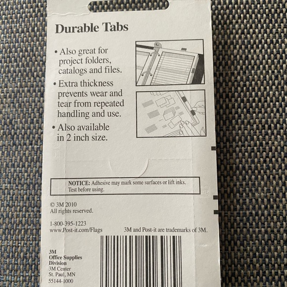 NWT 3M Post-It tabs (pack of 73) - Picture 2 of 2